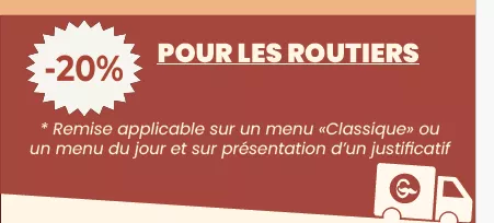 menu routier echoppe de gustave